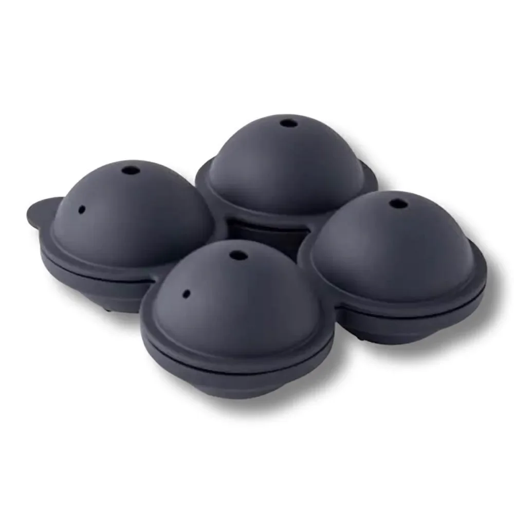 W&P Frost Silicone Sphere Ice Mold w/ Cover | Charcoal • NWT
